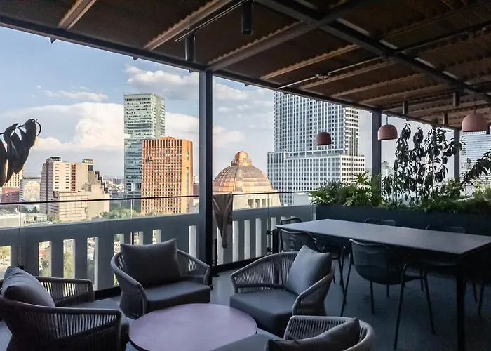 Modern 1br Near Revolucion Monument With Views Balcony & Gym